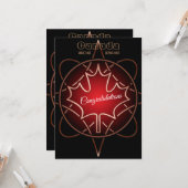 Canadian Citizenship Flat Grußkarte Karte (Vorderseite/Rückseite Beispiel)