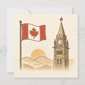 Canadian Citizenship Grußkarte Karte (Rückseite)