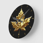 Canadian Clock Gold Medal Canada Souvenir Clock Runde Wanduhr (Winkel)