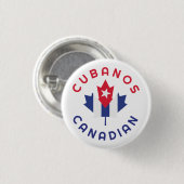 Canadian Cubanos Roots Button (Vorne & Hinten)