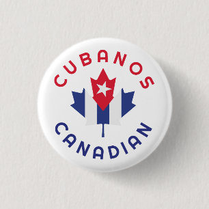 Canadian Cubanos Roots Button
