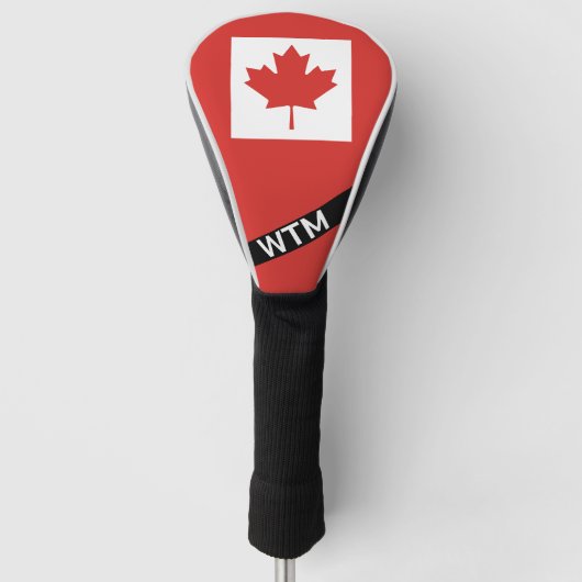 Canadian Custom Golf Head Cover Headcover (Vorderseite)