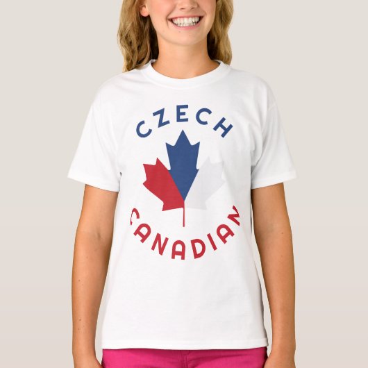 Canadian Czech Roots T-Shirt (Vorderseite)