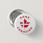 Canadian Dane Roots Button (Vorne & Hinten)