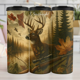Canadian Deer Hunter Lakeside Herbst Thermosbecher