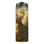 Canadian Deer Hunter Lakeside Herbst Thermosbecher (Vorderseite)