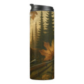 Canadian Deer Hunter Lakeside Herbst Thermosbecher (Nach rechts gedreht)