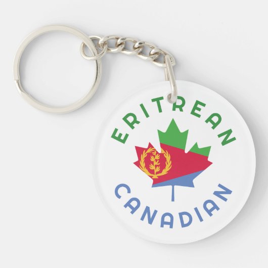 Canadian Eritrean Roots Schlüsselanhänger (Vorderseite)