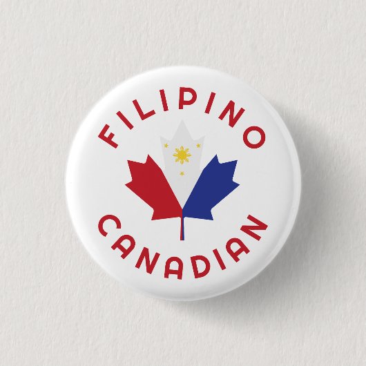Canadian Filipino Roots Button (Vorderseite)