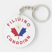 Canadian Filipino Roots Schlüsselanhänger (Rückseite)