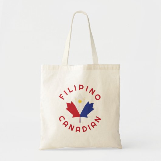Canadian Filipino Roots Tragetasche (Vorne)