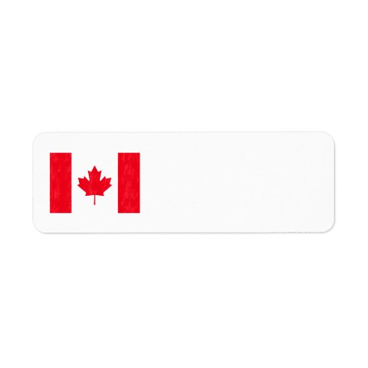 CANADIAN FLAG Address Labels (Vorne)