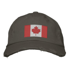 Canadian Flag Baseball Cap Bestickte Kappe