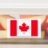 Canadian flag. CANADA.  Etiketten (Befestigt)