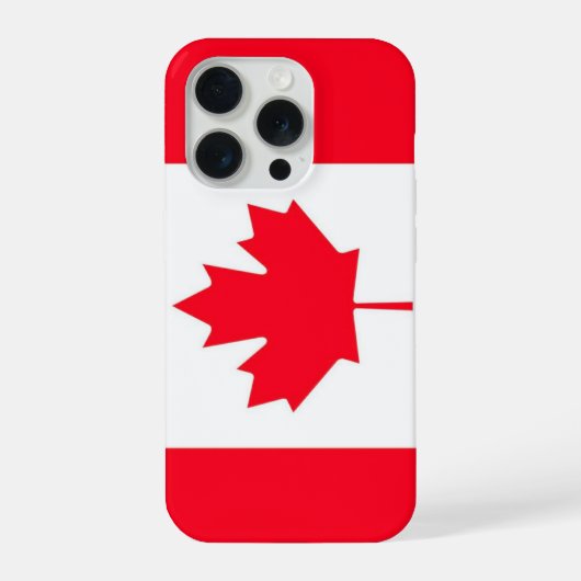 Canadian flag. CANADA. iPhone Hülle (Rückseite)