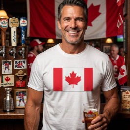 Canadian flag. CANADA. T-Shirt