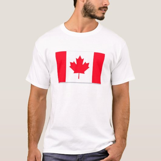 Canadian flag. CANADA. T-Shirt (Vorderseite)