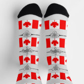 CANADIAN FLAG DESIGN HAVIC ACD SOCKS SOCKEN (Oben)