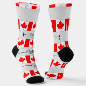 CANADIAN FLAG DESIGN HAVIC ACD SOCKS SOCKEN (Gewinkelt)