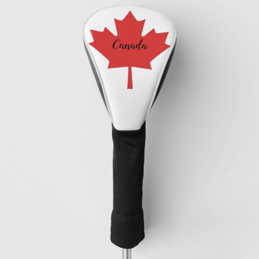 Canadian Flag Golf Head Cover Headcover (Vorderseite)