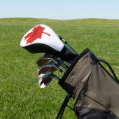 Canadian Flag Golf Head Cover Headcover (In SItu)