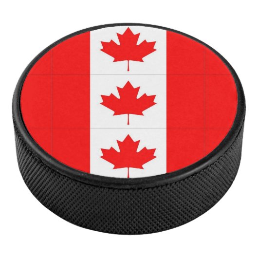 CANADIAN FLAG HOCKEY PUCK (3/4)