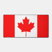 Canadian flag of Canada custom XL mouse pad Schreibtischunterlage (Vorderseite)