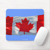 CANADIAN FLAG Patriotic Mousepad (Mit Mouse)