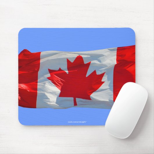CANADIAN FLAG Patriotic Mousepad (Mit Mouse)