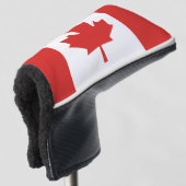 Canadian Flag Putter Golf Cover Golf Headcover (3/4 Vorderseite)