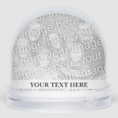 Canadian flag snow globe with your custom photo schneekugeln (Rückseite)