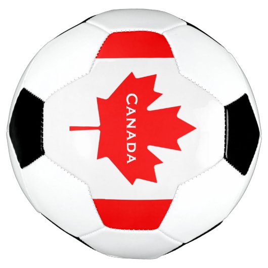 Canadian Flag Soccer Ball (Gedreht)