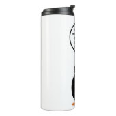 Canadian Flag Talking Ms. Penguin Personalize Text Thermosbecher (Nach links gedreht)