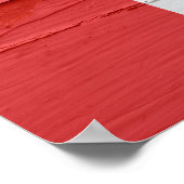 Canadian Flag Weathered Poster (Ecke)