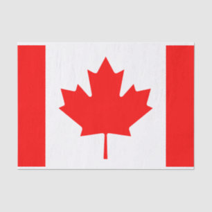 Canadian flagge DIY Geschenkpapier Seidenpapier
