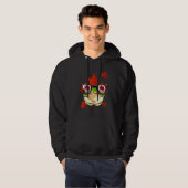 Canadian Frog Maple Tree Leaf Canada Flag Animal F Hoodie (Vorne ganz)