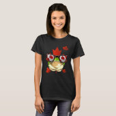 Canadian Frog Maple Tree Leaf Canada Flag Animal F T-Shirt (Vorne ganz)