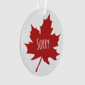 Canadian Funny Ornament (Vorderseite)