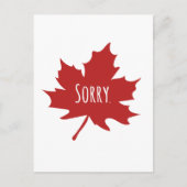 Canadian Funny Postkarte (Vorderseite)