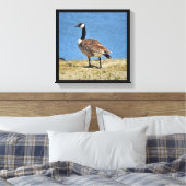 Canadian Gänse Canva Wrap Print Leinwanddruck (Insitu (Schlafzimmer))