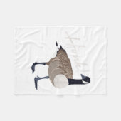 Canadian Gänse Shirt Honk Funny Niedlich Bird Hunt Fleecedecke (Vorderseite (Horizontal))