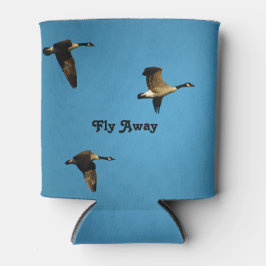 Canadian geese in flight dosenkühler