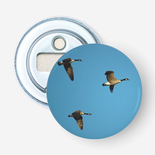 Canadian geese in flight flaschenöffner (Vorderseite)