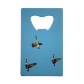 Canadian geese in flight geldbeutel flaschenöffner (Vorderseite)