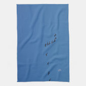 Canadian geese in flight geschirrtuch (Vertikal)