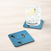 Canadian geese in flight getränkeuntersetzer (Rechte Seite)