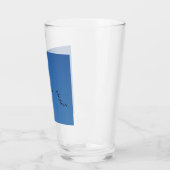 Canadian geese in flight glas (Links)