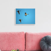 Canadian geese in flight leinwanddruck (Insitu (Wohnzimmer))