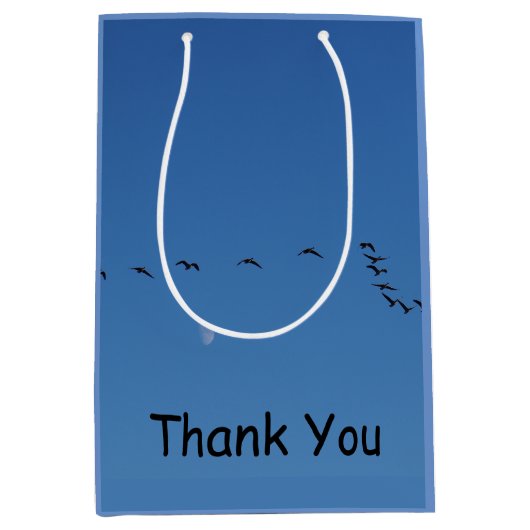 Canadian geese in flight mittlere geschenktüte (Vorderseite)