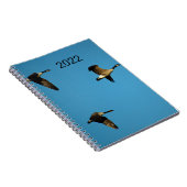 Canadian geese in flight notizblock (Rechte Seite)